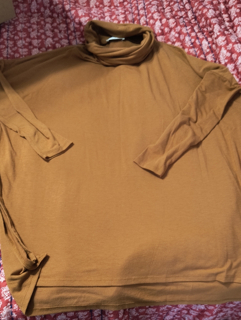Zenana Women's Cowl Neck Long-Sleeve Top - Mustard
